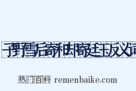 子野雪后寄和却寄廷玉反义词是什么意思的图片